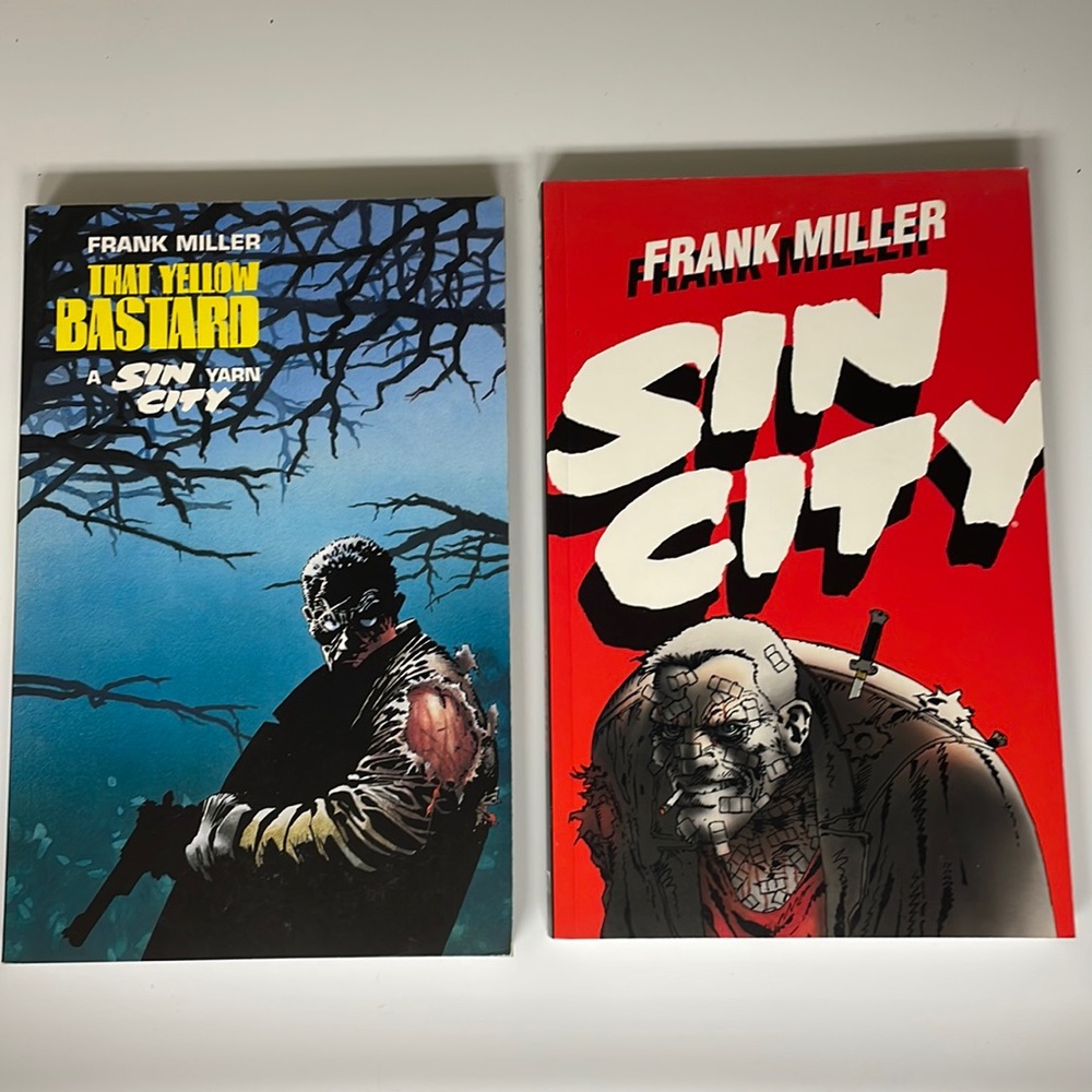 Sin City & That Yellow Bastard 2 x Trade Paperbacks - Frank Miller